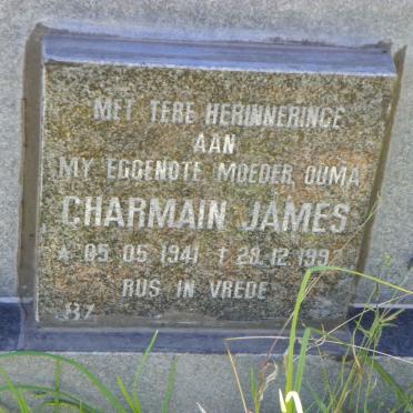 JAMES Charmain 1941-1993