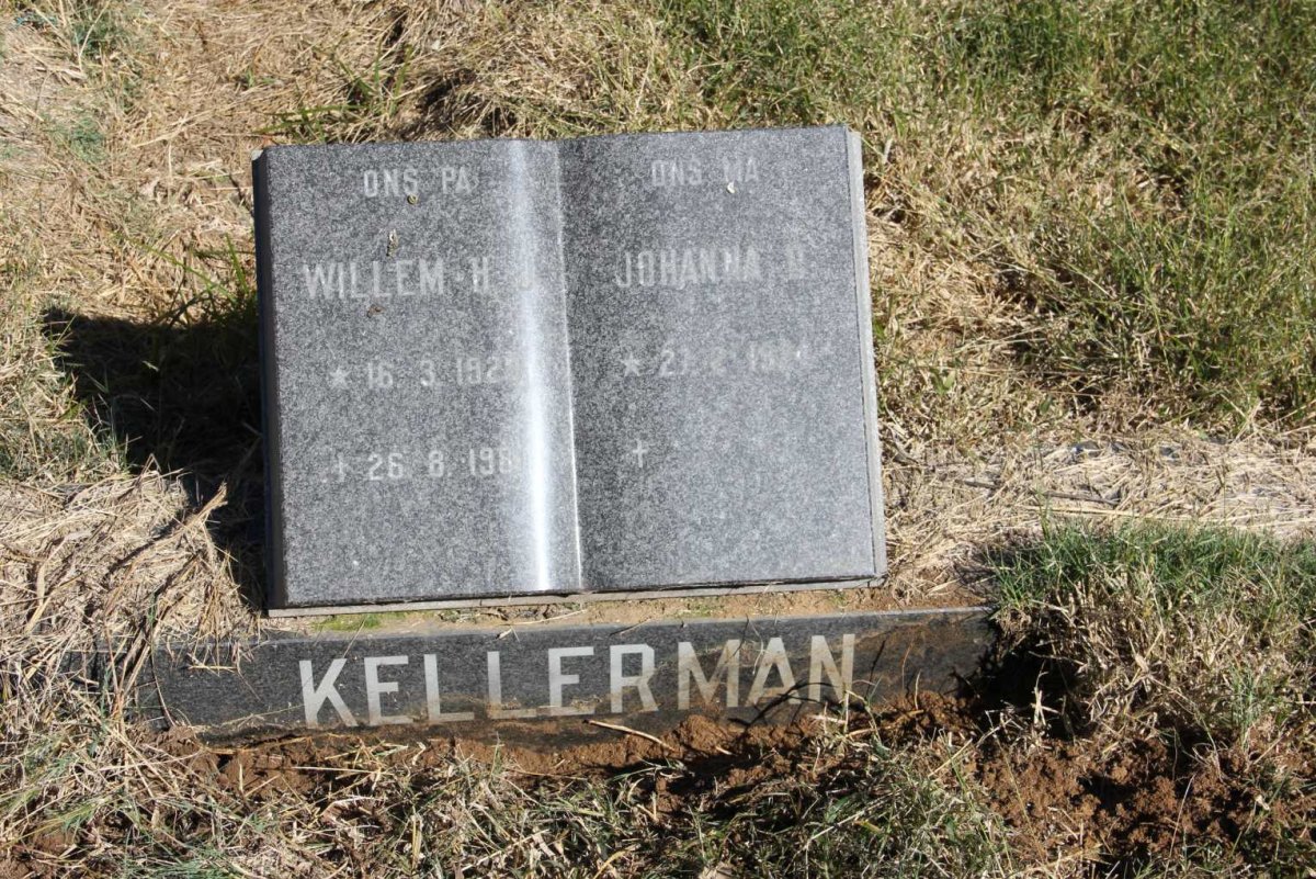 KELLERMAN Willem H. 1923 -198? & Johanna 1924-