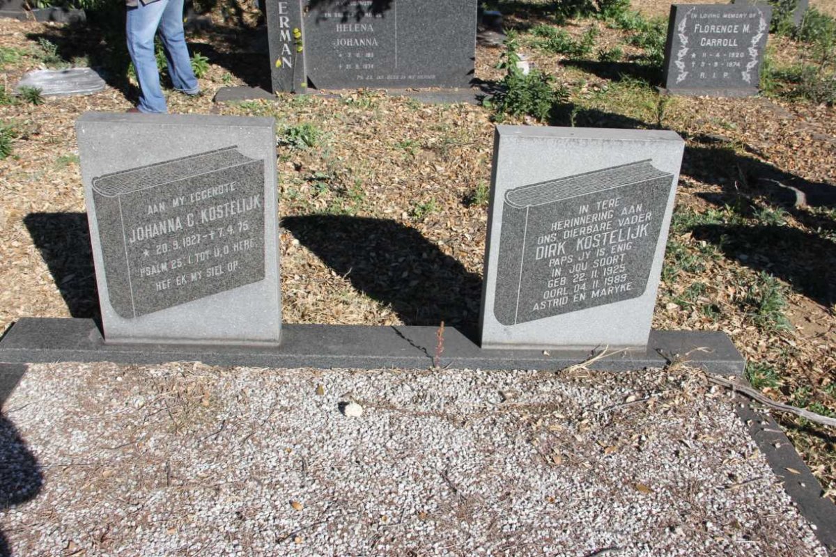 KOSTELIJK Dirk 1925-1989 & Johanna C. 1927-1975