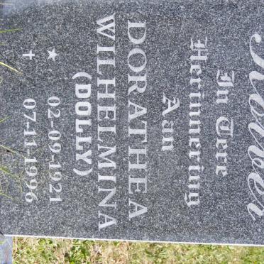 KOLVER Jacobus Petrus 1908-1991 &amp; Dorathea Wilhelmina 1921-1996