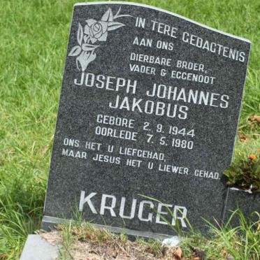 KRUGER Joseph Johannes Jakobus 1944-1980
