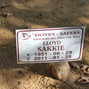 LLOYD Sakkie 1951-2011