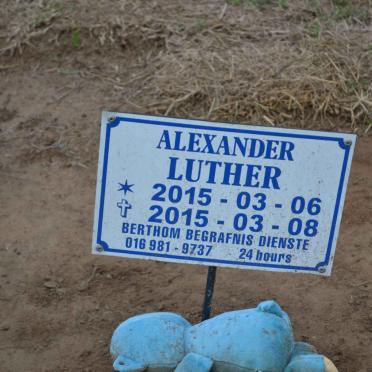LUTHER Alexander 2015-2015