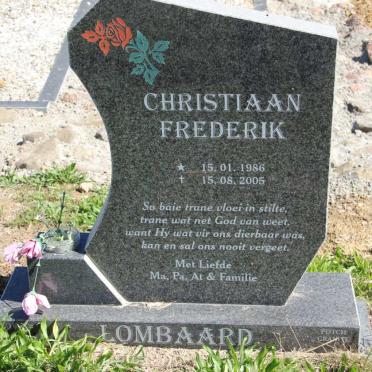 LOMBAARD Christiaan Frederik 1986-2005
