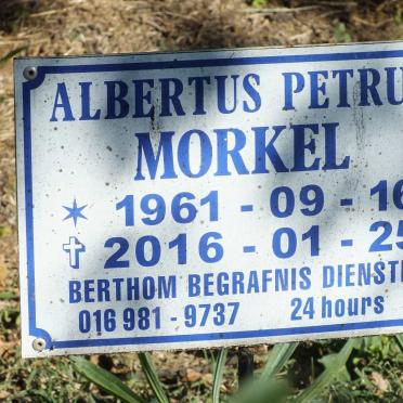MORKEL Albertus Petrus 1961-2016