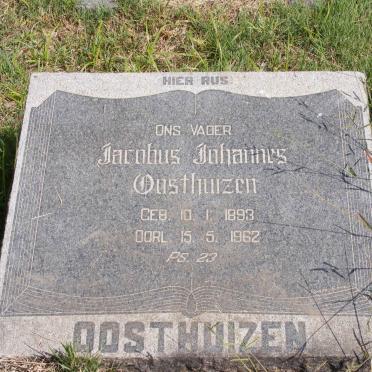 OOSTHUIZEN Jacobus Johannes 1893-1962