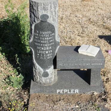 PEPLER Hendrik Lodewyk 1895-1975