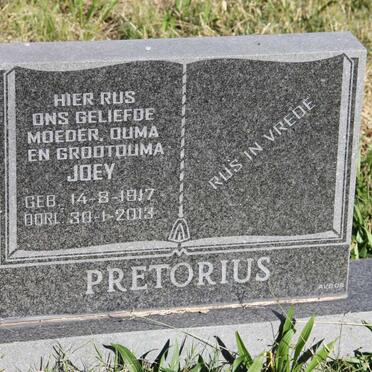 PRETORIUS Joey 1917-2013