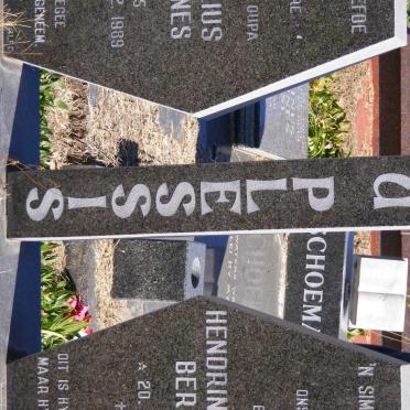 PLESSIS Cornelius Johannes, du 1935-1989 &amp; Hendrina Johanna Berendina 1939-1992
