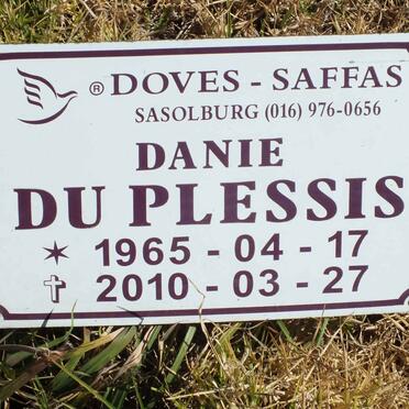 PLESSIS Danie, du 1965-2010