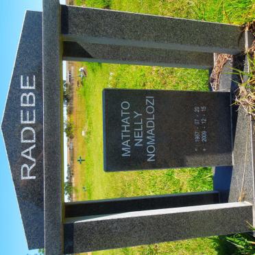 RADEBE Mathato Nelly Nomadlozi 1967-2009