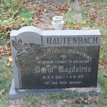 RAUTENBACH Maria Magdalena 1935-1972