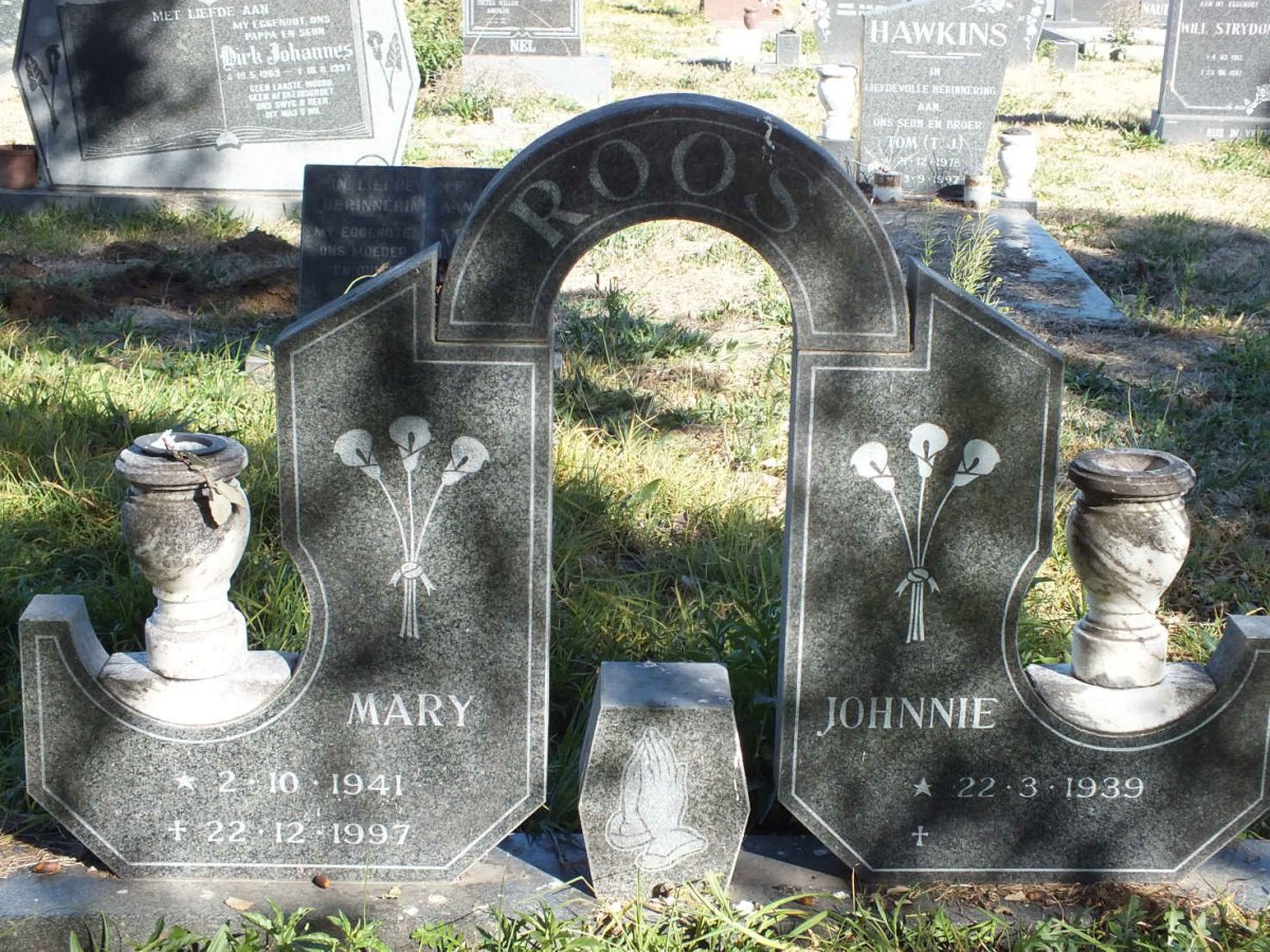 ROOS Johnnie 1939- & Mary 1941-1997