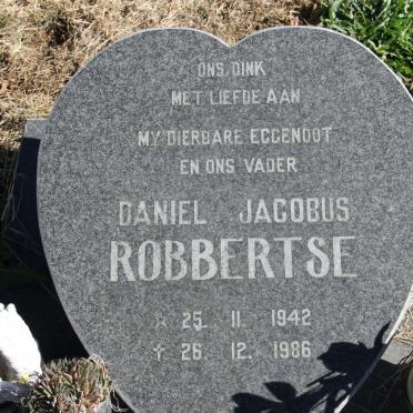 ROBBERTSE Daniel Jacobus 1942-1986