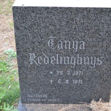 REDELINGHUYS Tanya 1971-1971