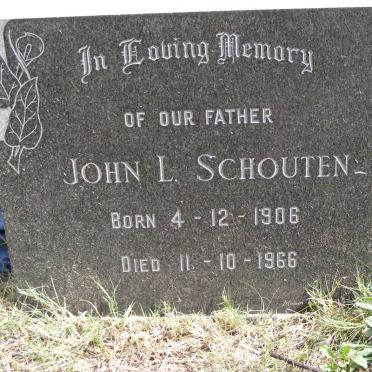 SCHOUTEN John L. 1906-1966