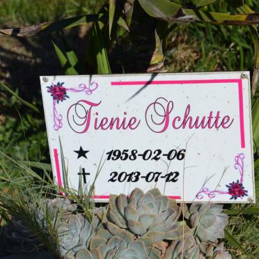 SCHUTTE Tienie 1958-2013