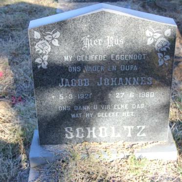 SCHOLTZ Jacob Johannes 1921-1980