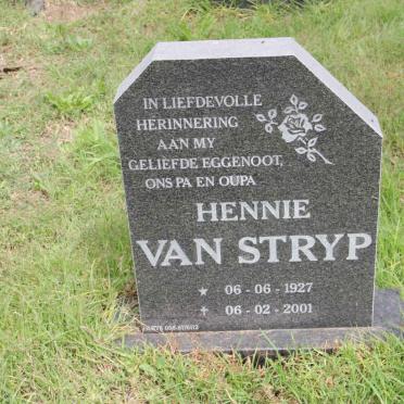 STRYP Hennie, van 1927-2001