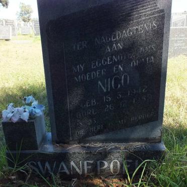 SWANEPOEL Nico 1942-1989