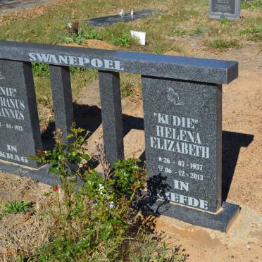 SWANEPOEL Stephanus Johannes 1933- &amp; Helena Elizabeth 1937-2013