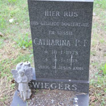 SWIEGERS Catharina P.F. 1973-1973