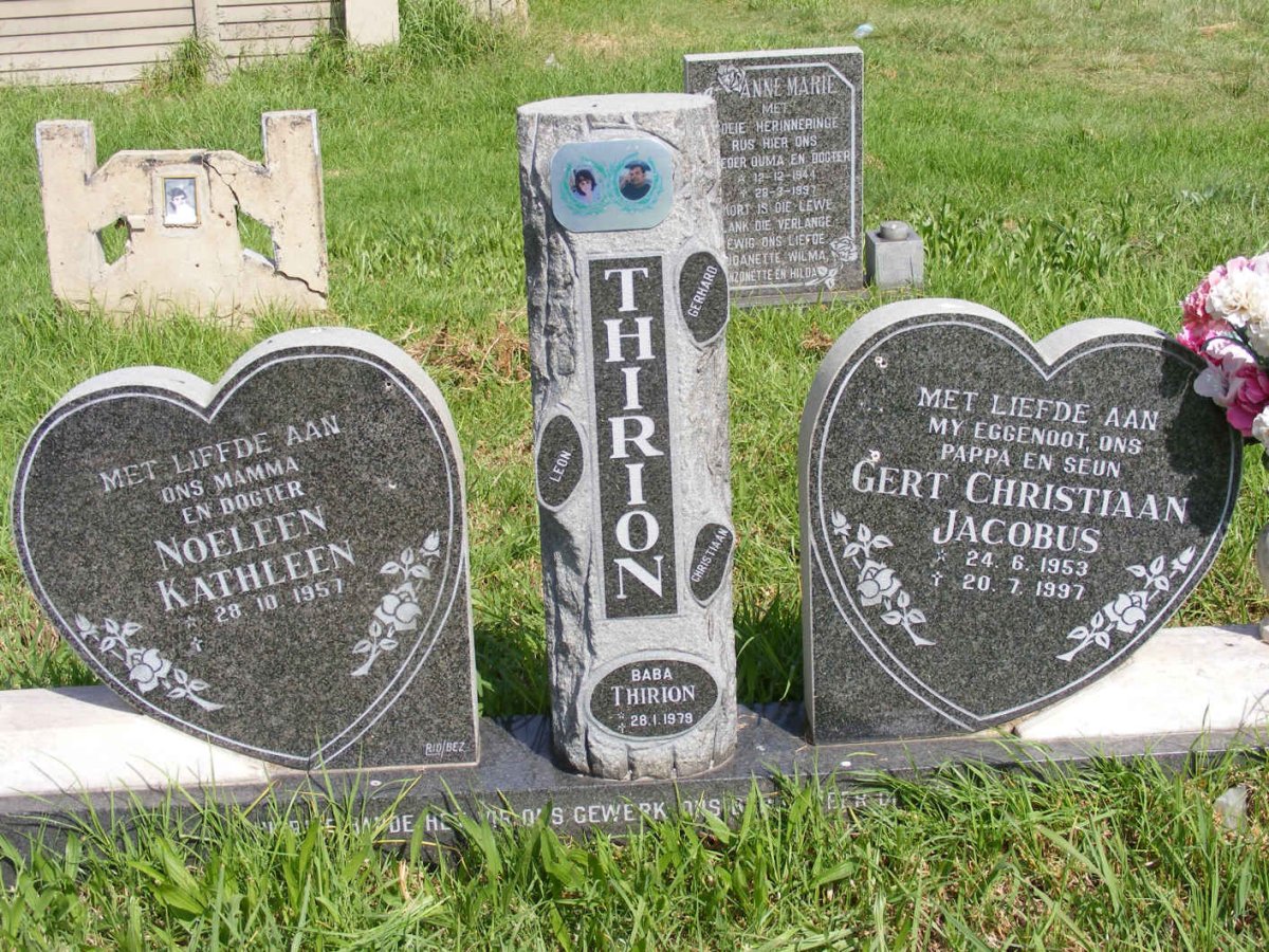 THIRION Gert Christiaan Jacobus 1953-1997 & Noeleen Kathleen 1957- :: THIRION Baba 1979-1979