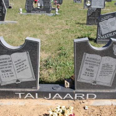 TALJAARD Hennie 1934-1993 &amp; Freda 1937-2011