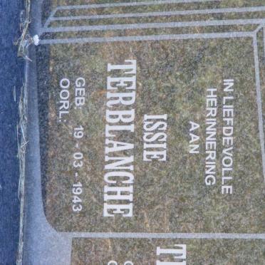 TERBLANCHE Jan 1938-2005 &amp; Issie 1943-