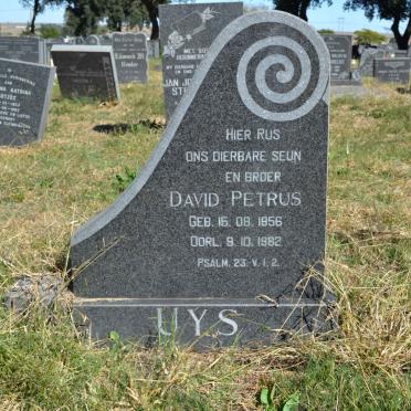 UYS David Petrus 1956-1982