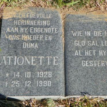VREDEN Ationette, van 1928-1990