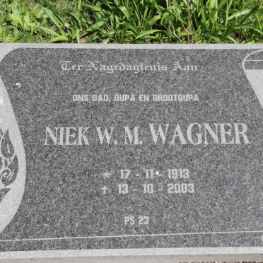 WAGNER Niek W.M. 1913-2003