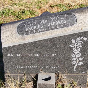 WALT Andries Jacobus, van der 1921-1981