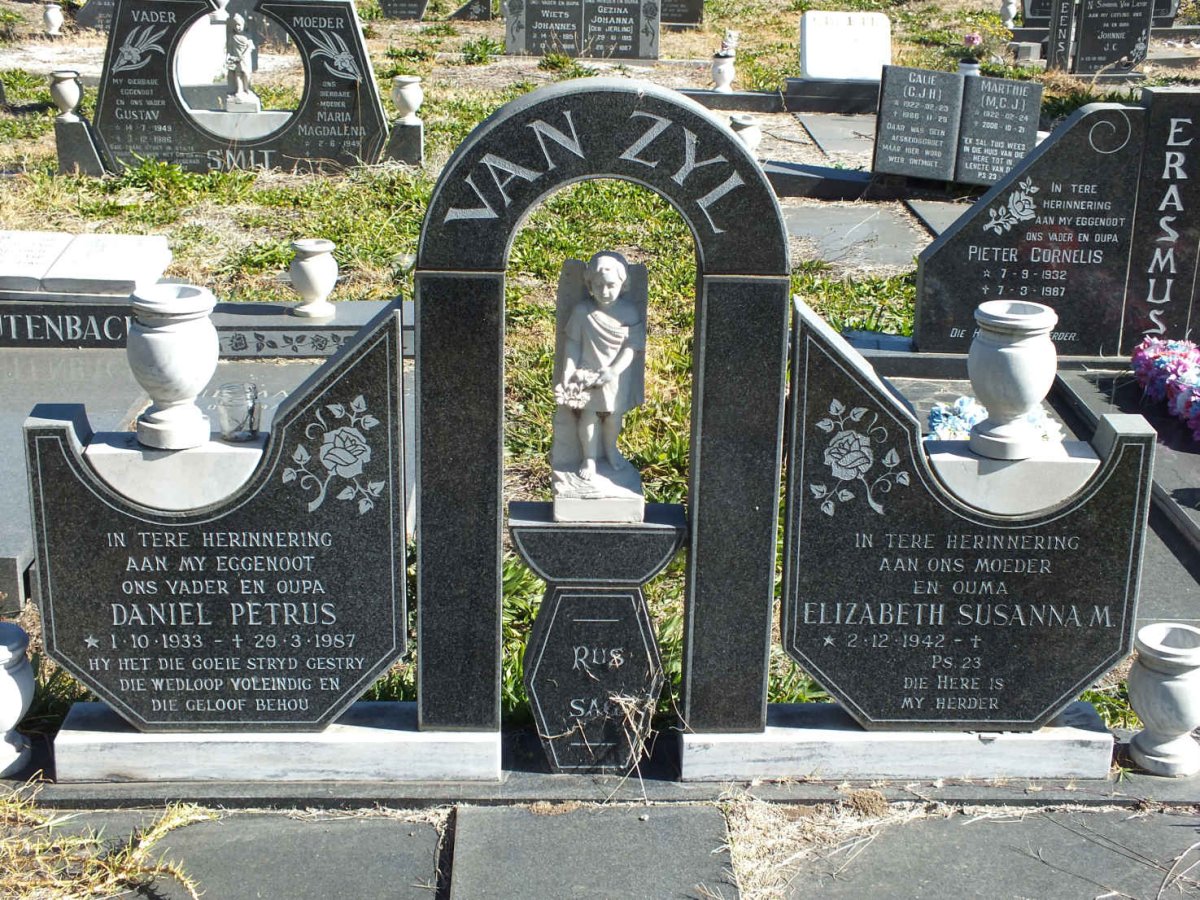 ZYL Daniel Petrus, van 1933-1987 & Elizabeth Susanna M. 1942-
