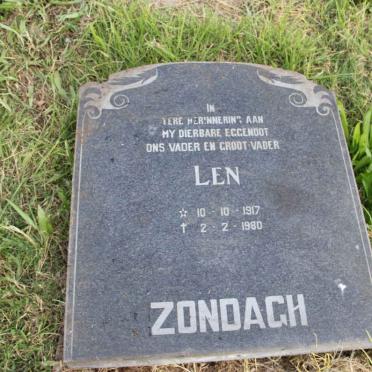 ZONDACH Len 1917-1980
