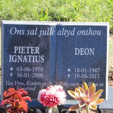 ZYL Pieter Ignatius, van 1950-2006 :: ZYL Deon, van 1987-2017
