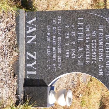 ZYL A.S.J., van 1947-1991