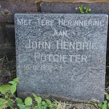 POTGIETER John Hendrik 1932-
