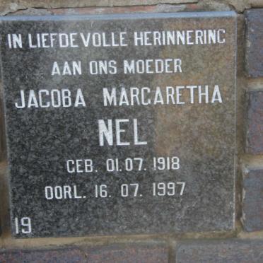 NEL Jacoba Margaretha 1918-1997