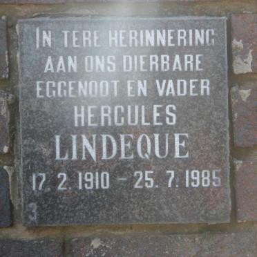 LINDEQUE Hercules 1910-1985