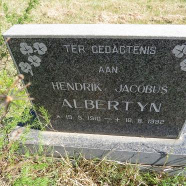 ALBERTYN Hendrik Jacobus 1910-1992