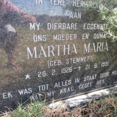 CROUS Martha Maria nee STEMMETT 1926-1991 _2