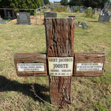 JOOSTE Gert Jacobus 1946-2002