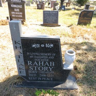 KHATLAKE Rahab Story 1983-2008