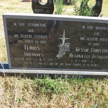 KLERK Floris Johannes, de 1940-1997 & Gessie Christina Regina OOSTHUIZEN 1946-