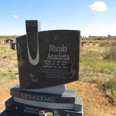 LEBAKENG Ntsoaki Anacletta 1933-2021