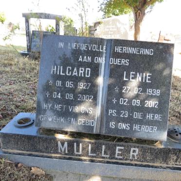 MULLER Hilgard 1927-2002 &amp; Lenie 1938-2012