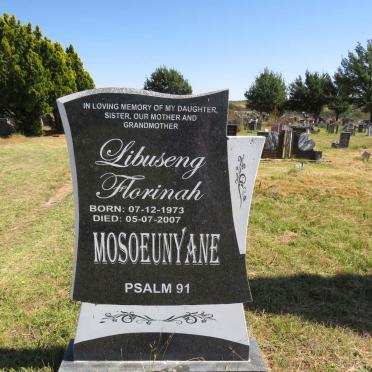 MOSOEUNYANE Libuseng Florentinah 1973-2007