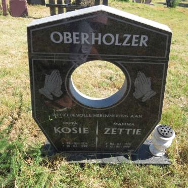 OBERHOLZER Kosie 1974-1998 & Zettie 1974-1998