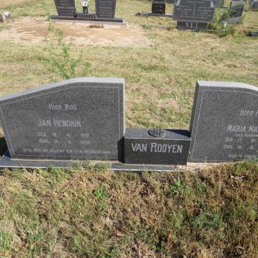ROOYEN Jan Hendrik, van 1919-1990 &amp; Maria Magritha KOEKEMOER 1907-1986